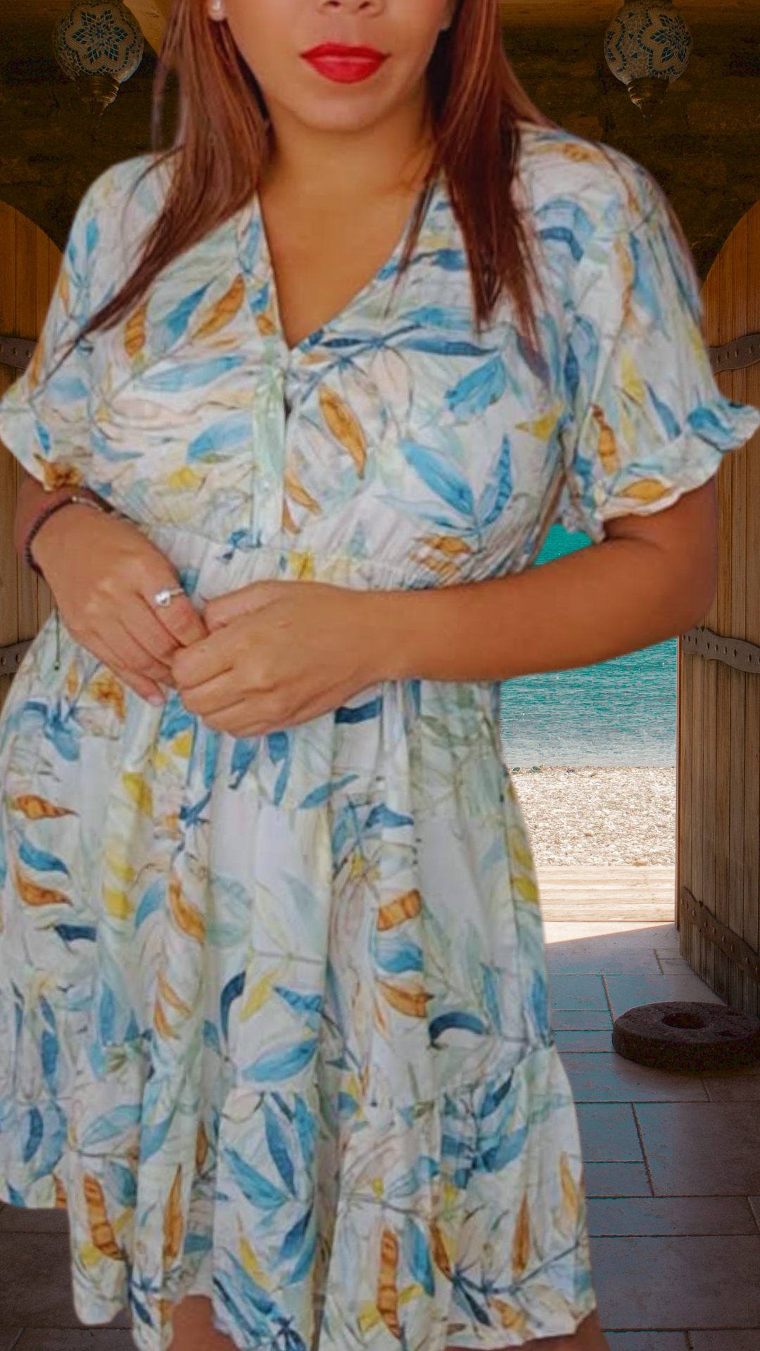 Pollera Dress Lush | Handcrafted Elegance | Nido Shop