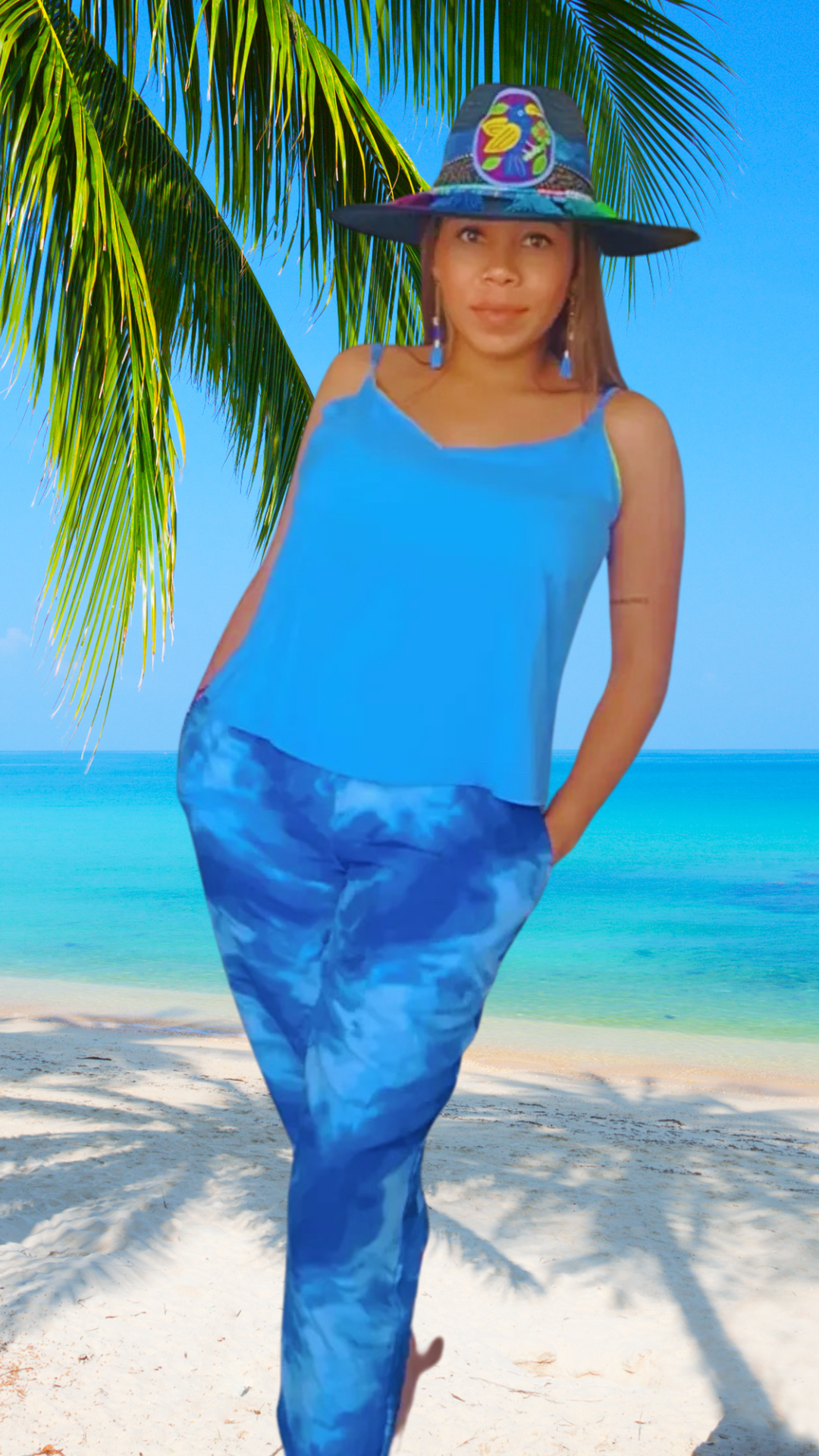 Capri Pant Marea | Handcrafted Elegance | Nido Shop