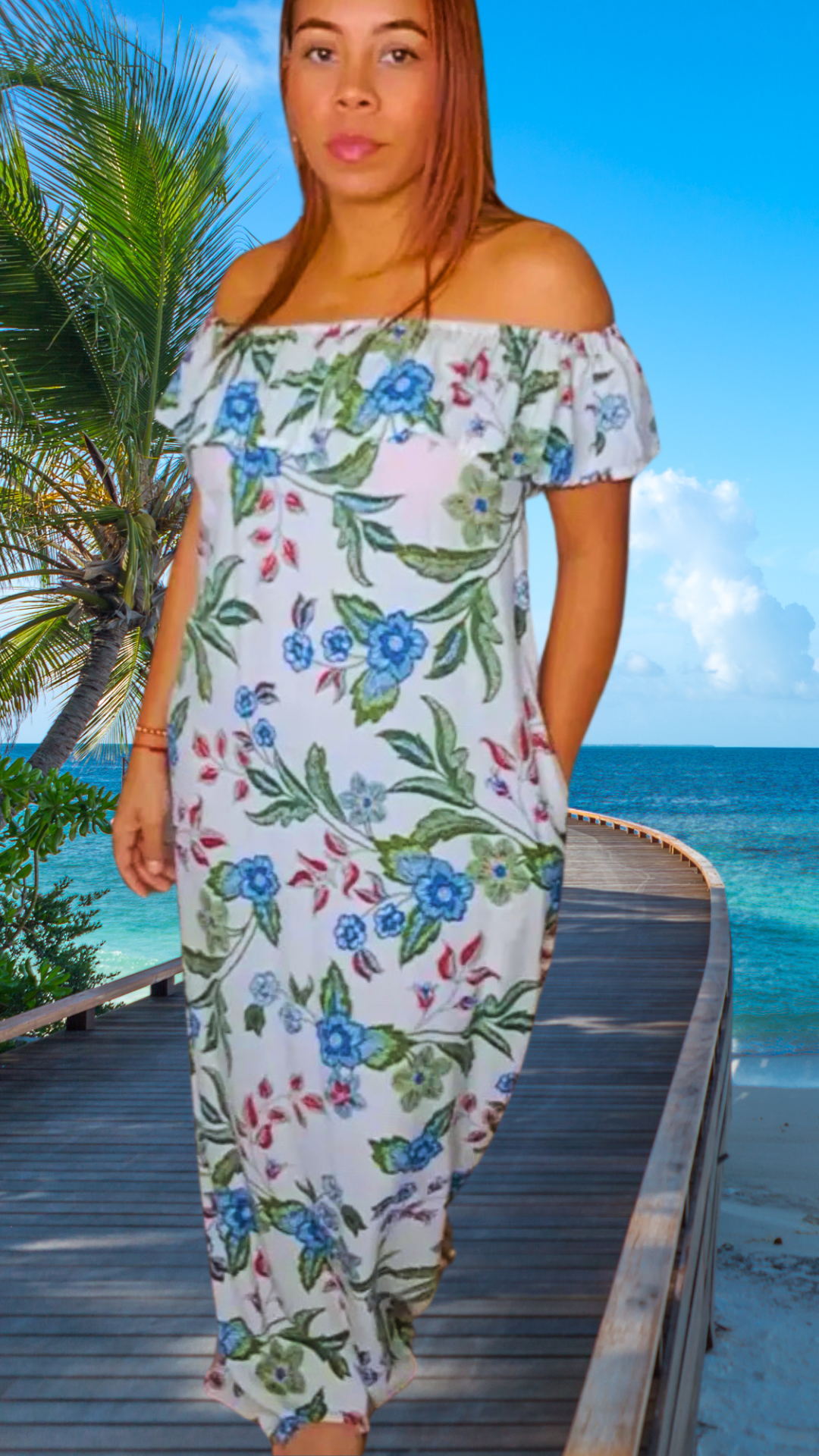 Ruffle Maxi Pastiche | Handcrafted Elegance | Nido Shop