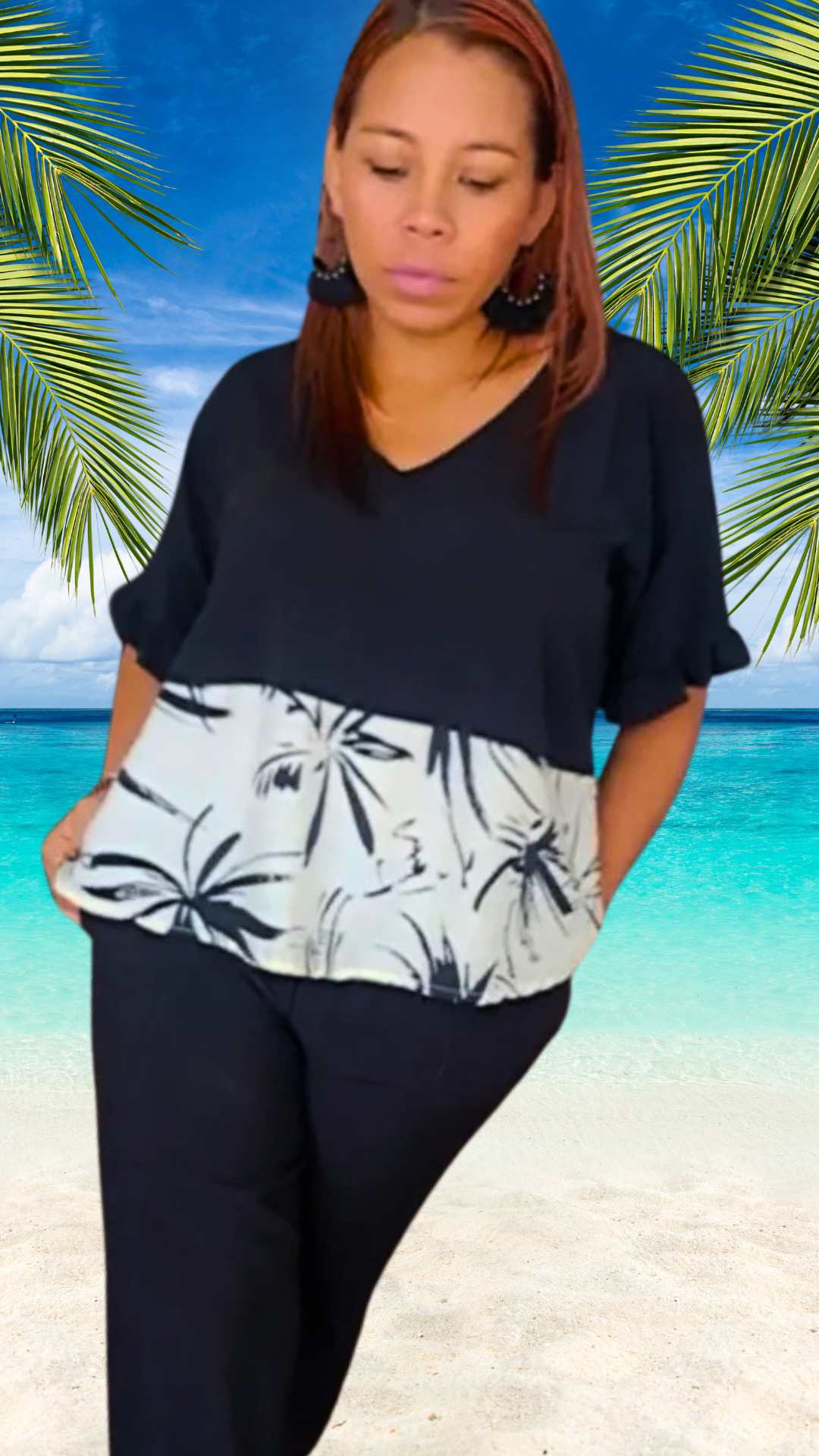 Becky Top Palmatomica | Handcrafted Elegance | Nido Shop