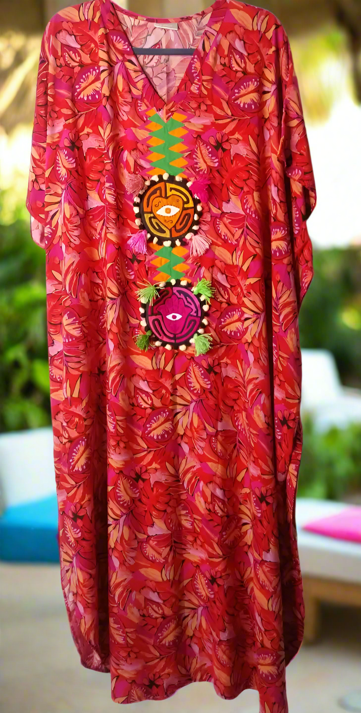 Pinta Mola Kaftan Montuna Vida | Indigenous Textile Art | Nido Shop