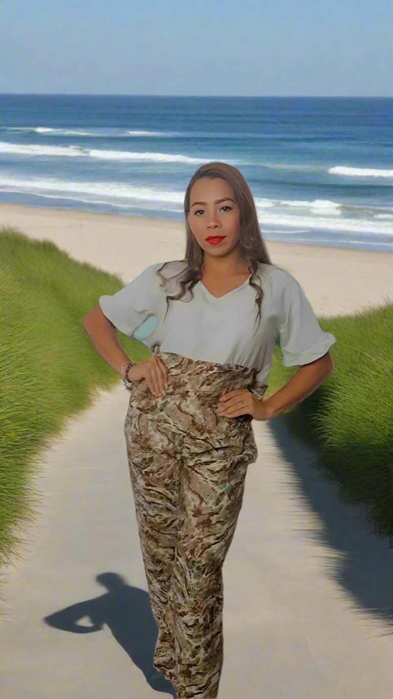 Cruza Rio Pant Savana | Handcrafted Elegance | Nido Shop