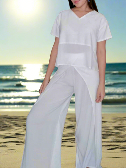 White Wepa Pant