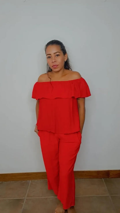 Fancy Playa Ruffle Top | Handcrafted Elegance | Nido Shop