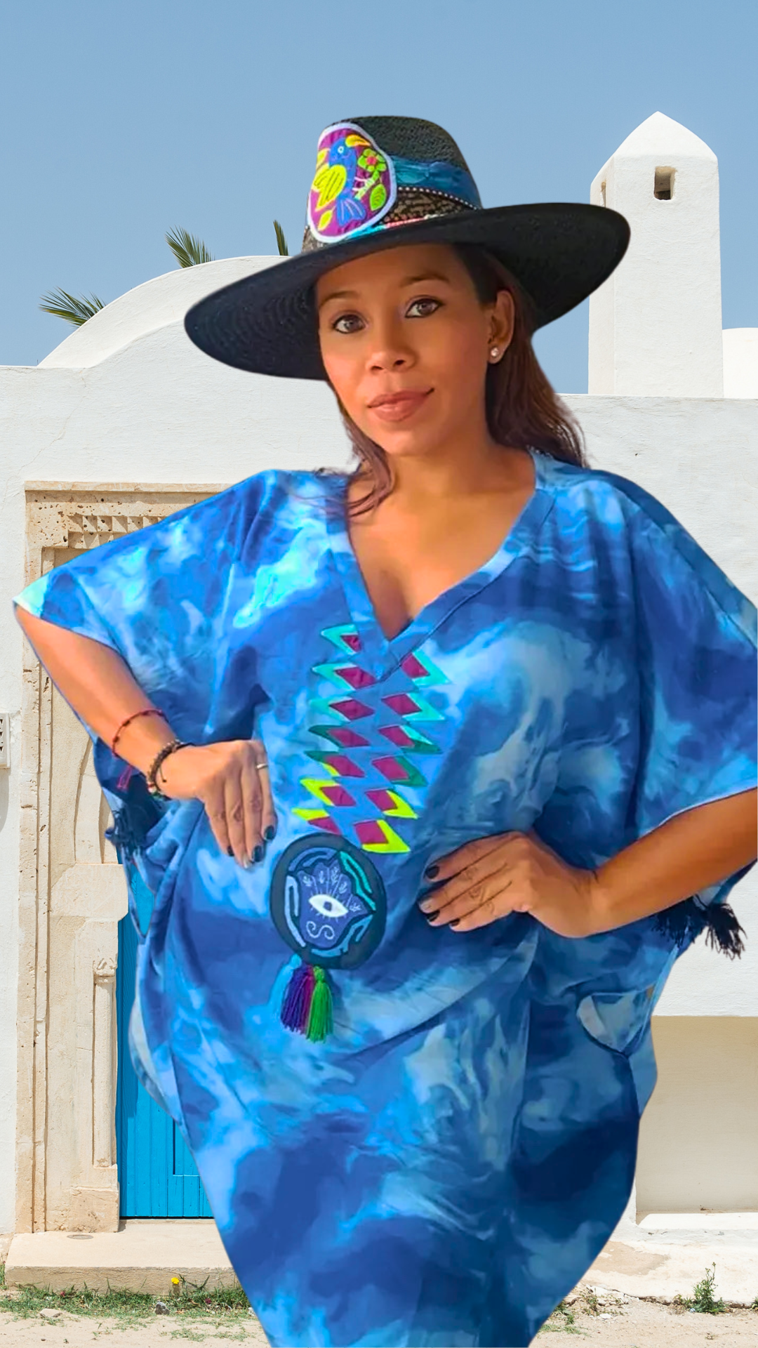 Pinta Mola Poncho Marea | Handcrafted Luxury | Nido Shop