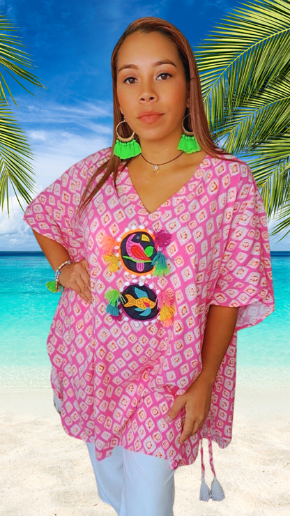 Mola Poncho Quetzal | Handcrafted Luxury | Nido Shop