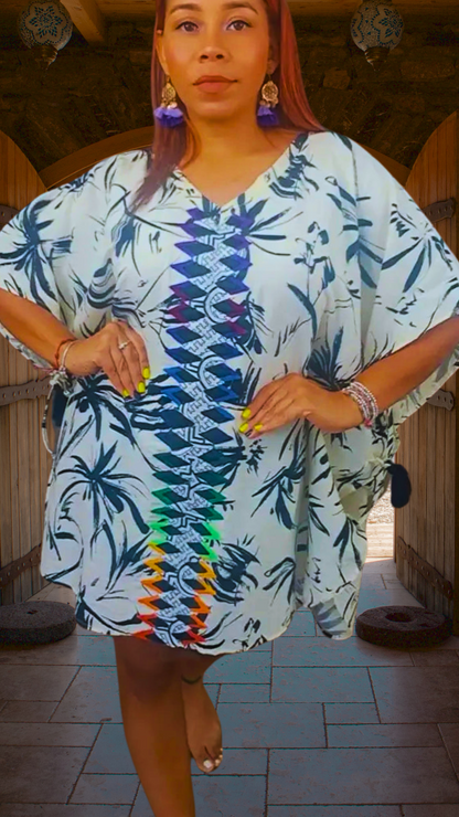 Poncho Chakra Palmatomica | Hamsa Collection | Nido Shop