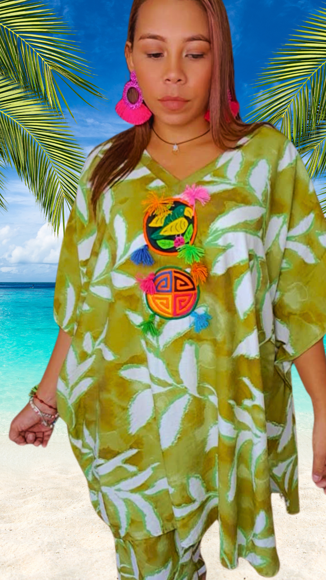 Mola Poncho Pax | Handcrafted Luxury | Nido Shop