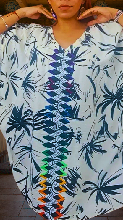 Poncho Chakra Palmatomica | Hamsa Collection | Nido Shop