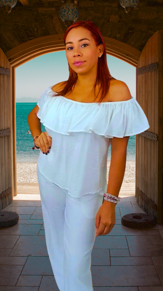 Fancy Ruffle Top | Handcrafted Elegance | Nido Shop