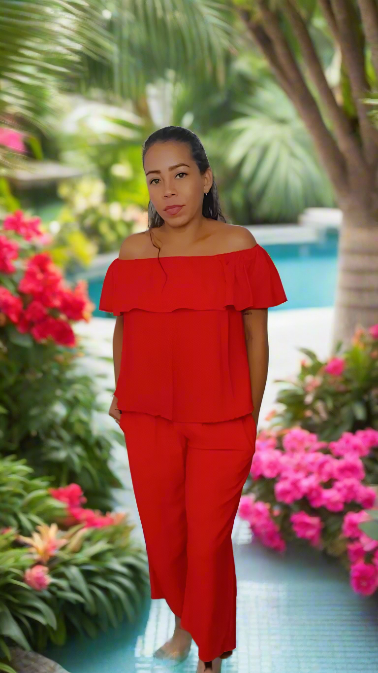 Fancy Playa Ruffle Top | Handcrafted Elegance | Nido Shop