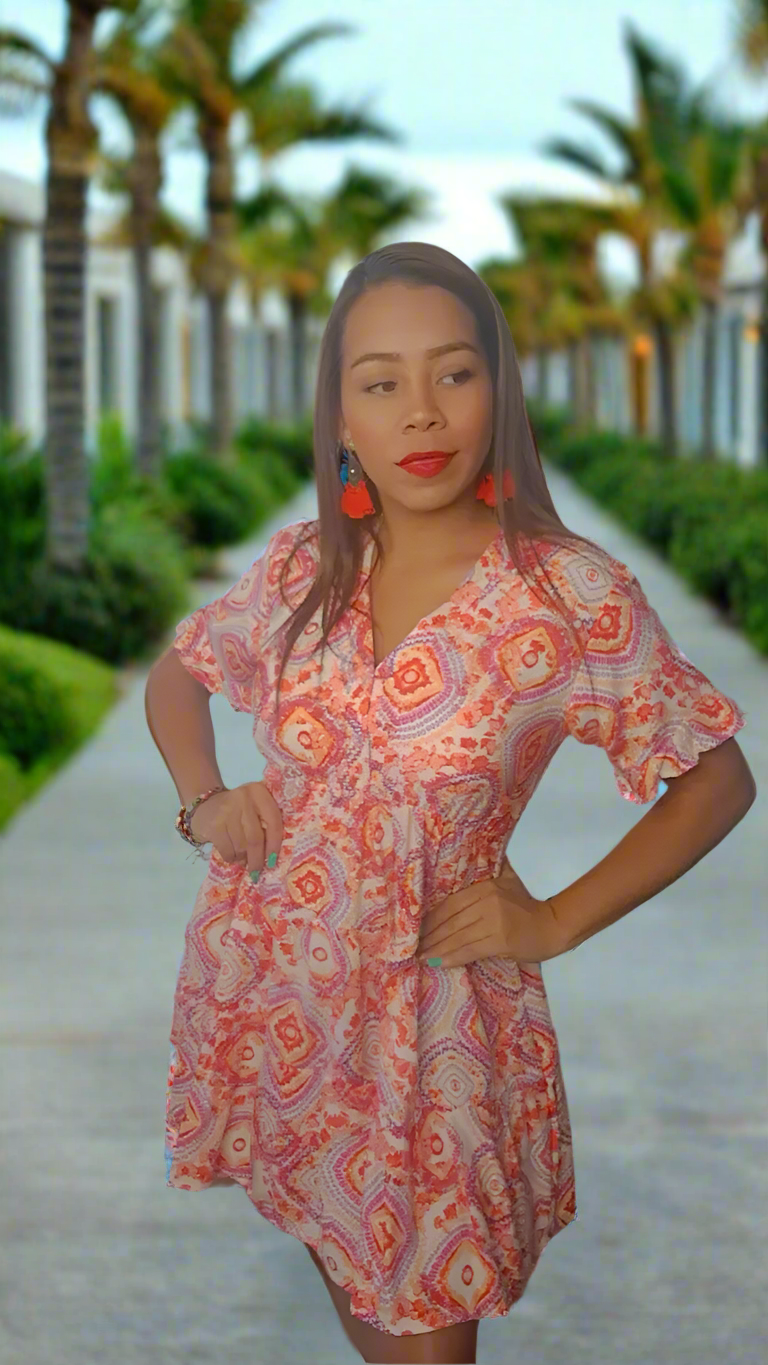 Fancy Pollera Dress Sari | Handcrafted Elegance | Nido Shop