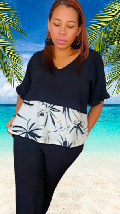 Becky Top Palmatomica | Handcrafted Elegance | Nido Shop