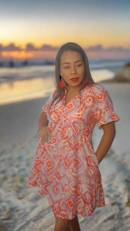 Fancy Pollera Dress Sari | Handcrafted Elegance | Nido Shop