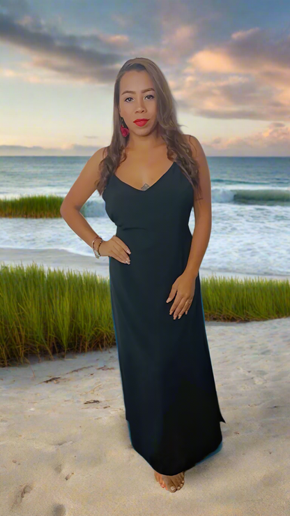 Strappy Maxi Black | Handcrafted Elegance | Nido Shop