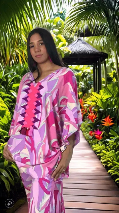 Poncho Pintas Ngabe Pucci Gigante | Handcrafted Elegance | Nido Shop