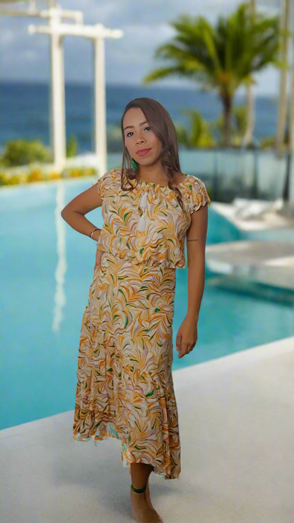 Carmela Wrap Skirt Merengue | Handcrafted Elegance | Nido Shop