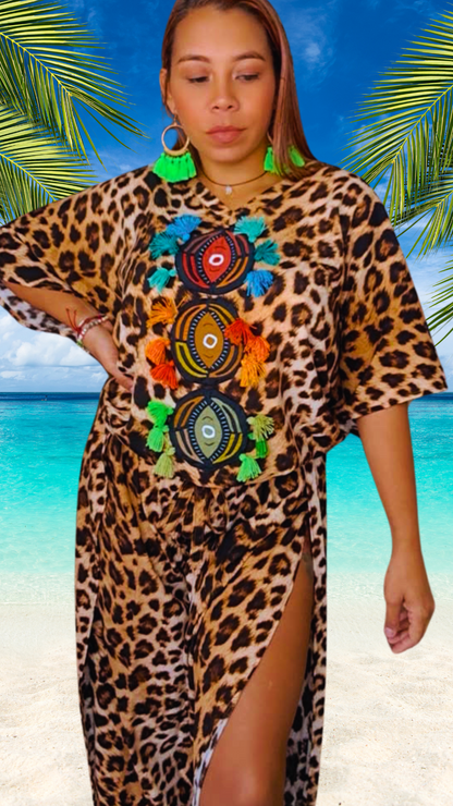 Mola Poncho Selva Stack | Handcrafted Luxury | Nido Shop