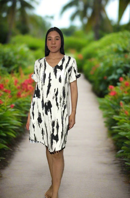 Pom Tunic Carbon | Handcrafted Comfort | Nido Shop