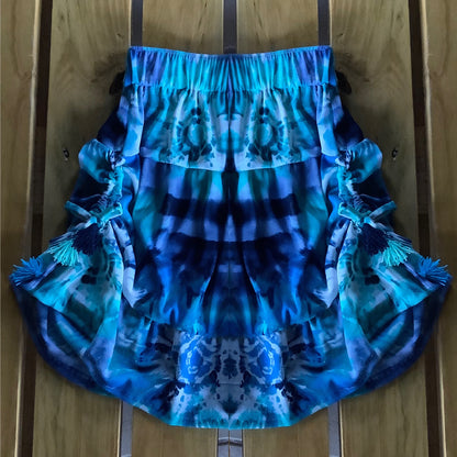 Ocean Tie Dye Mariposa Skirt