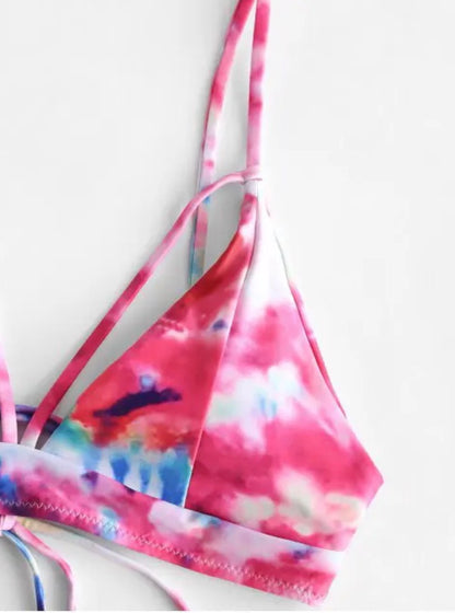 Bikini Strappy Tie Dye