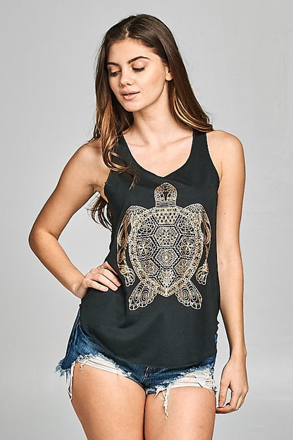 Gold Turtle Tank