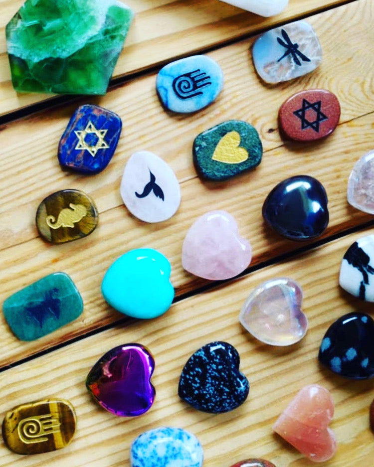 GemStone Heart or Spirit Stones