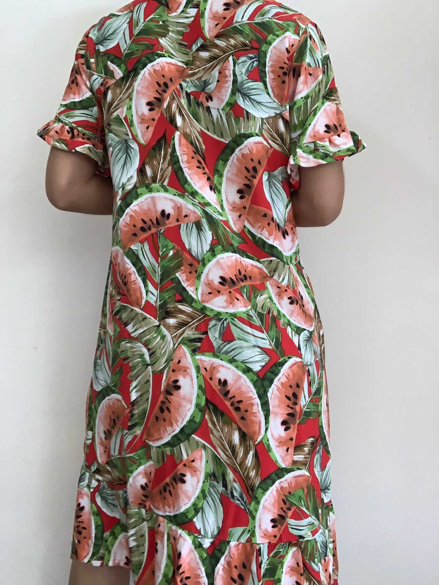 Flouncy Sandia Tunic Dress