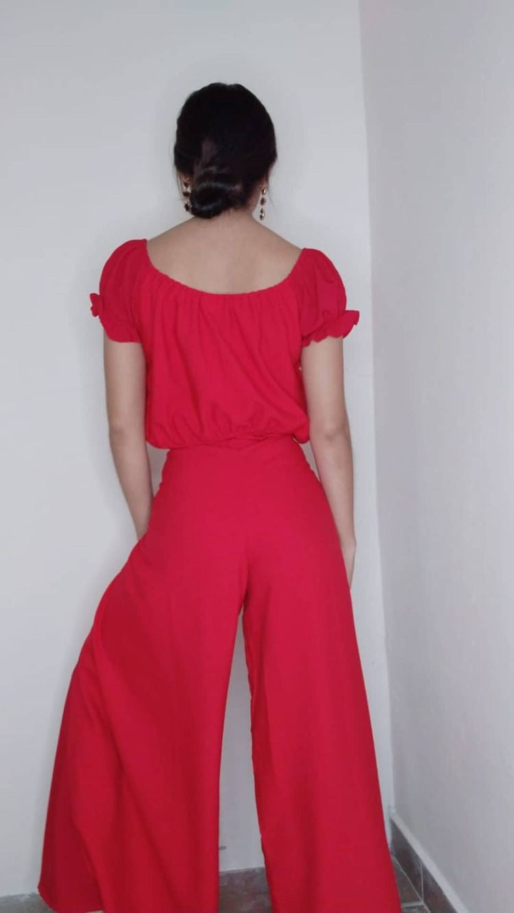 Red Wepa Pant