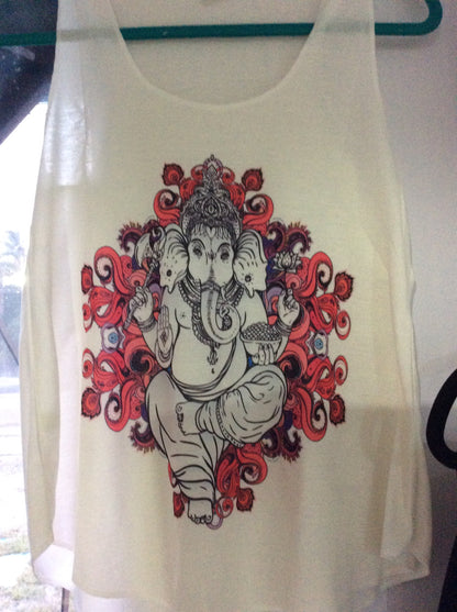 Pink Ganesha Tank